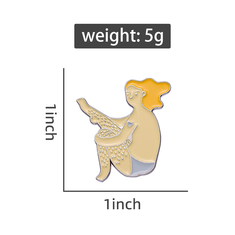 Dimensions du pin body positive 2,54 par 2,54 cm