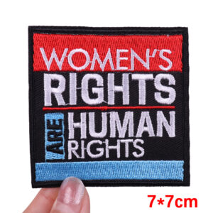 Écusson Women’s Rights Are Human Rights brodé